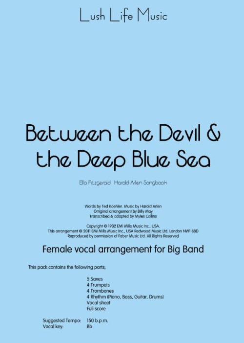 BETWEEN THE DEVIL AND THE DEEP BLUE SEA (Vocal)